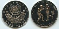 Südkorea 2000 Won G7230 - Proof Olympia Seoul 1988 Boxing South Korea -
