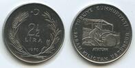 Türkei Republik 2½ Lira G3471 - FAO Atatürk auf Traktor Turkey -