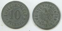 Deutsches Reich 10 Pfennig Notgeld Token Coinage T073 - Gemeinde Trossingen Kriegsnotgeld Germany -