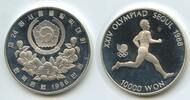 Südkorea 10000 Won Silber G2075 - Marathon Runner Olympide Seoul 1988 Diving Korea South -