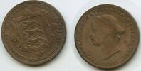 Jersey 1/26 Shilling G7494 - Queen Victoria Bailiwick of Jersey -
