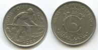 Luxemburg 1 Franc 1928 G7707 - Charlotte 1919-1964 Luxembourg aEF