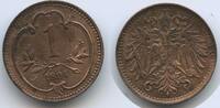 Österreich 1 Heller G12359 - Austria Franz Joseph I.1848-1916 -