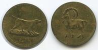 Deutsches Reich Kaiserreich Nürnberg Rechenpfennig Alt Jeton Spielmünze G7135 - Steinbock - Hund Spielmarke -