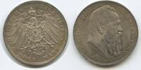 Deutsches Reich Kaiserreich Bayern 3 Mark Silber S0234 - 90. Geburtstag Prinzregent Luitpold 1821-1911 Germany Bavaria -