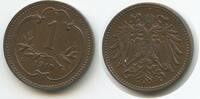 Österreich Kaiserreich 1 Heller G3948 - Franz Joseph I. 1848-1916 Austria -