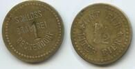 Deutschland Bayern Landkreis Bamberg Biermarke 1/2 Liter Wertmarke Bierzeichen nd. GX474 - Schloss-Brauerei Reckendorf VF-EF