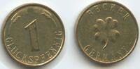 Deutschland Bundesrepublik Glücksbringer Glücksmünze Neujahrsmünze L2342 - 1 Glückpfennig - Becker Germany - Glücksklee -