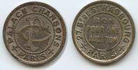 Frankreich Paris Jeton Phonograph token Wertmarke nd. M001 - Place Chansons Paris B.d.Strasbourg Bon Pour Une Audition France VF-EF