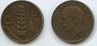 Italien Königreich 5 Centesimi G3580 - Vittorio Emanuele III. 1900-1946 Italy -
