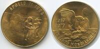 Vereinigten Staaten von Amerika Medaille G13345 - 10 Jahre Mondlandung 1969-1979 Apollo 11 - Astronauten auf Mond -