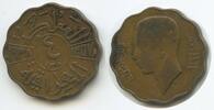 Irak 4 Fils Bronze G6334 - RAR Ghazi I. 1933-1939 Iraq -