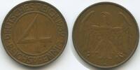 Deutsches Reich Weimar 4 Reichspfennig G4686 - Brüningtaler Germany Weimar -