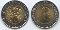 Vatikan Italien-Kirchenstaat 500 Lire G1677 - Trauben Wein - Papst Johannes Paul II. 1978-2005 Vatican City -