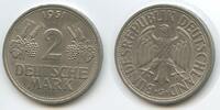 Deutschland 2 Mark 1951 G Karlsruhe G7834 - Ähren mit Trauben BRD Germany Vorzüglich - Unzirkuliert