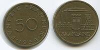 Saarland - Deutschland Frankreich 50 Franken G3635 - RAR Saar Protectorate Germany - France -