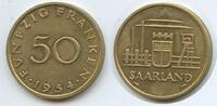 Saarland - Deutschland Frankreich 50 Franken G3640 - RAR Saar Protectorate Germany - France -