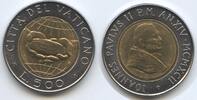 Vatikan Italien-Kirchenstaat Rom Vatican City 500 Lire G1684 - Environment and Development Papst Johannes Paul II. 1978-2005 -
