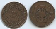 Vereinigten Staaten von Amerika One Penny - Membership token GX510 - Carlinville Illinois Macoupin Chapter No. 187. RAM - USA -