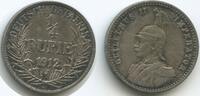 Deutsch Ostafrika DOA ¼ Rupie Silber H0955 - German East Africa RAR Wilhelm II. -