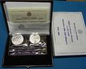 San Marino 500 + 1.000 Lire Silber GN115 - Los Angeles XXIII Olympiade Summer Olympics -
