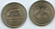 Uganda 5 Shillings (Five Shilling) GS477 - Kuh und Kalb FAO Cow & Calf -