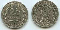 Deutsches Reich Kaiserreich 25 Pfennig 1909 D München G4656 - Wilhelm II. 1888-1918 Germany Empire Munich EF