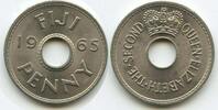 Fidschi One Penny (1 Penny) G7526 - Fiji Queen Elisabeth II. -