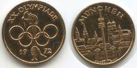 Deutschland Bundesrepublik Bayern Kleine Medaille M645 - XX. Olympiade München -