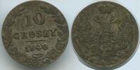 Polen unter russischer Besatzung 10 Groszy G3874 - Nikolaus I. von Russland 1825-1855 Poland Polskich Polska -