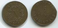 5 Centimes 1814 Frankreich Antwerpen Siege Coinage GB1306 - France Siège d Anvers Antwerp Napoleon I. Belgien VERY RARE Vorzüglich, Zainende