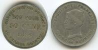 Reunion 50 Centimes G1034 - Scarce Ile de la Réunion -