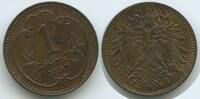 Österreich Kaiserreich 1 Heller G3944 - Franz Joseph I. 1848-1916 Austria -