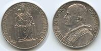 Vatikan Italien-Kirchenstaat 10 Lire Silber G1491 - Papst Pius XI. 1922-1939 Vatican City -