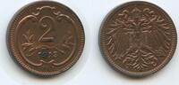 Österreich Kaiserreich 2 Heller G5534 - Franz Joseph I. 1848-1916 Austria -