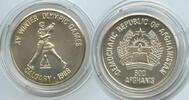 Afghanistan 500 Afghanis Silber G12393 - Olympiade Calgary 1988 - XV Winter Olympic Games -