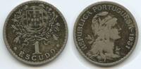 Portugal 1 Escudo G7954 - Republica Portuguesa -