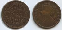 Indien Britisch Quarter Anna G9505 - Queen Victoria India British -