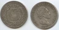 Italien Sardinien 5 Lire Silber 1827 P GS874 - SEHR RAR Charles Felix 1821-1831 Italy VF
