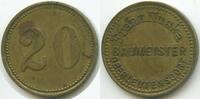 Österreich Kaiserreich Böhmen Tschechien 20 Heller Wertmarke Jeton T189 - Oberleutensdorf Franz Nuska Baumeister SEHR RAR - Horní Litvínov -