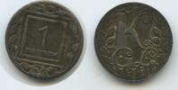 Österreich Kaiserreich Marchtrenk 1 Heller Kriegsnotgeld Token Coinage 1915 G8962 - Kriegsgefangenlager Marchtrenk KGL Prisoner of War Camp Austr...
