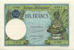 Madagaskar 10 Francs GB136 - Banknote Madagascar SEHR RAR -