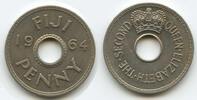 Fidschi One Penny G7544 - Fiji Queen Elisabeth II. -