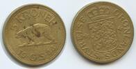 Grönland 5 Kroner G2847 - SEHR RAR Eisbär Christian X. 1912-1947 Greenland -
