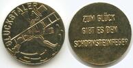 Glücksbringer Glücksmünze Neujahrsmünze L2243 - Glückstaler - Zum Glück gibt es den Schornsteinfeger -