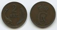 Dänemark 2 Öre (2 Øre) G2425 - Christian IX. 1863-1906 Denmark -