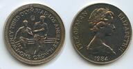 Insel Man - Isle of Man One Crown (1 Crown) GS369 - Runners Olympiad Los Angeles Elisabeth II. 1952-2022 -