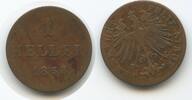 Frankfurt 1 Heller G14054 - Freie Stadt -