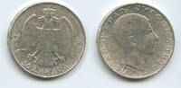 Jugoslawien Königreich 50 Dinara Silber H0914 - Petar II. 1934-1945 Yugoslavia Jugoslavija Југославија -