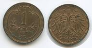 Österreich Kaiserreich 1 Heller G9796 - Franz Joseph I. 1848-1916 Austria -